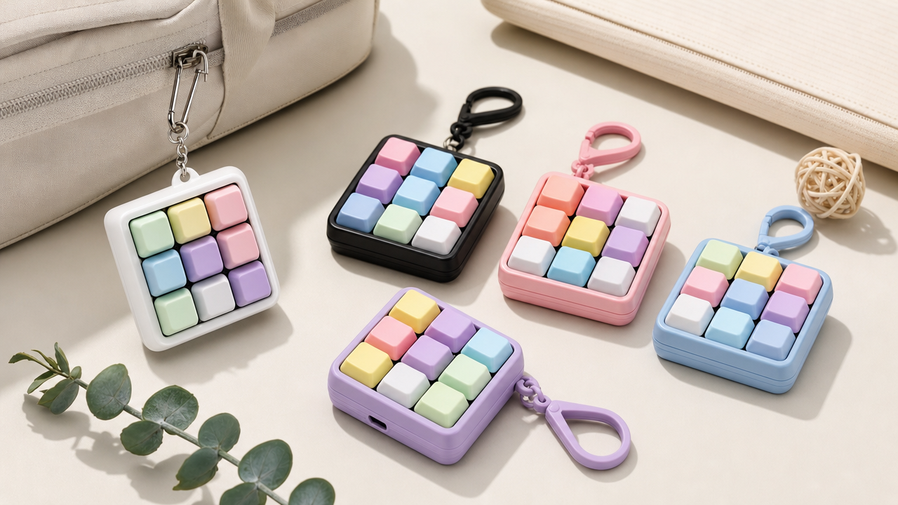 26-Key Fidget Keyboard Keychain Wholesale From US$1.27: Build a $12.99 Gift Offer