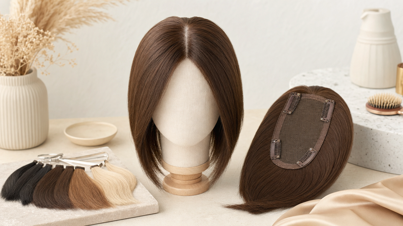 Clip-In Hair Topper Wholesale From US$1.68: Sell Lightweight Crown Styling at $44.99
