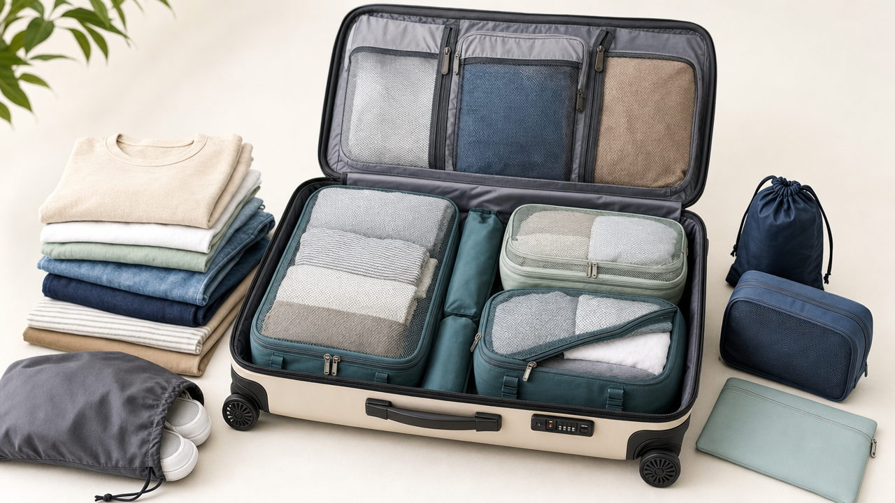 Compression Packing Cubes Wholesale: The Travel Organizer Set Built for Fast Demo Selling