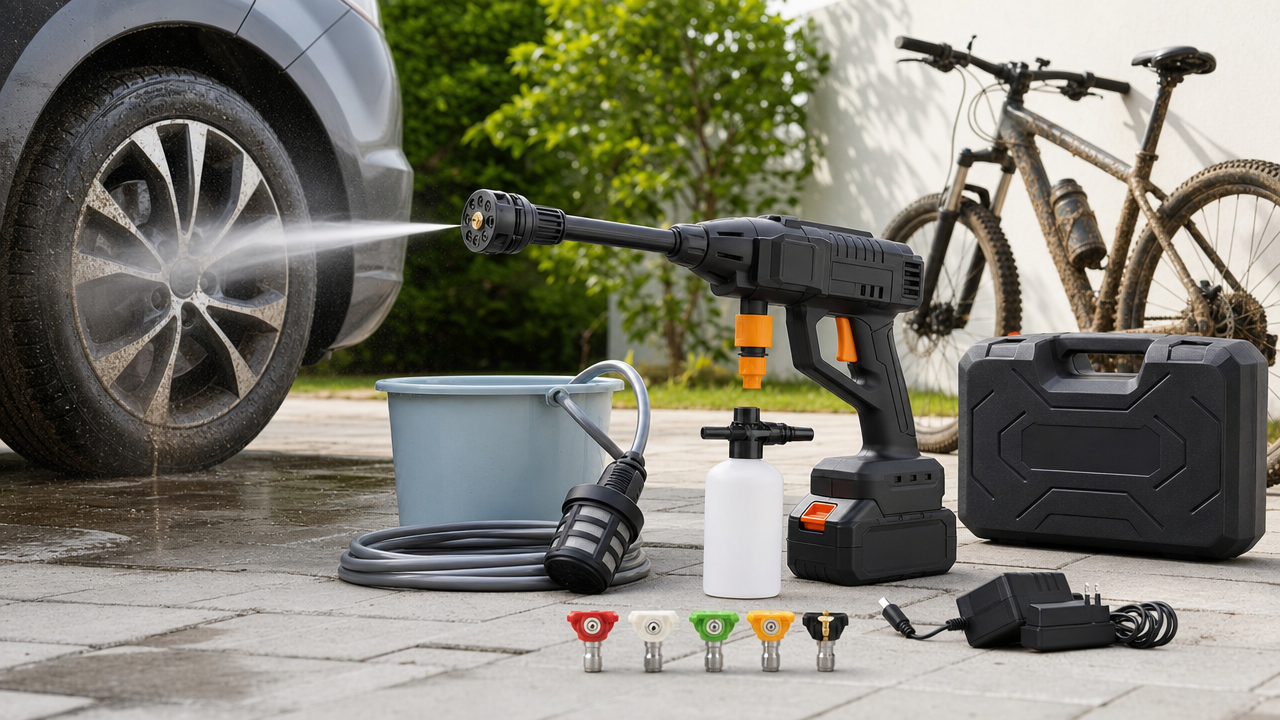 Cordless Portable Pressure Washer Wholesale From US$4.38: A Powerful Cleaning Demo