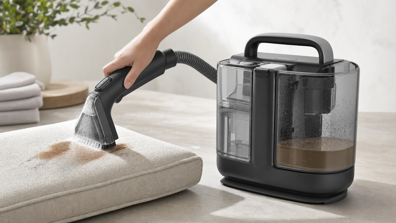 Cordless Portable Spot Cleaner: Turn a Visible Spill Into a High-Impact Demo