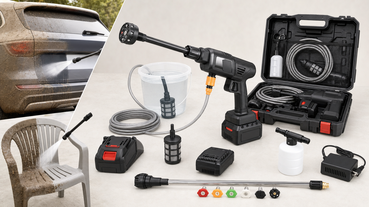 Cordless Pressure Washer Wholesale From US$1.40: Portable Cleaning That Sells on Sight