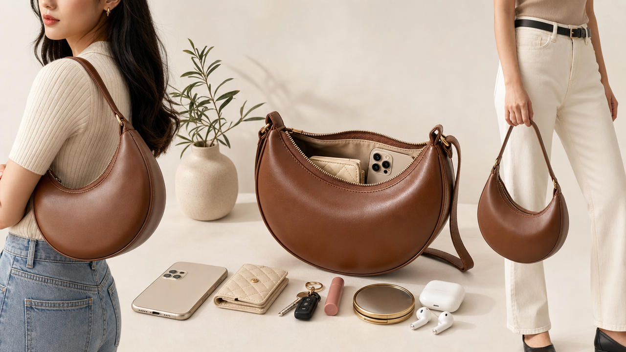 Crescent Shoulder Bag Wholesale From US$1.68: A High-Margin Accessory Shape for Everyday Outfit Selling