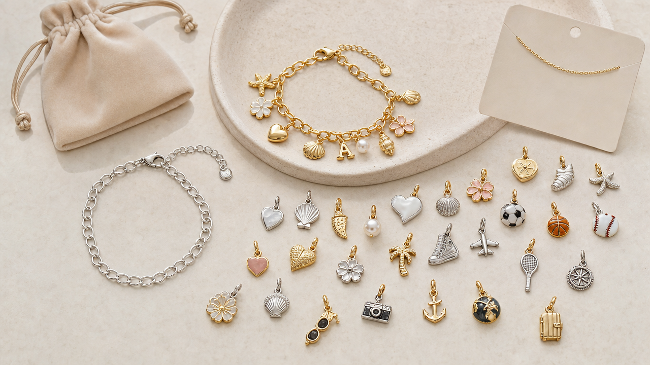 Custom Charm Bracelet Wholesale From US$0.20: A Personalizable Accessory Built for Add-On Sales