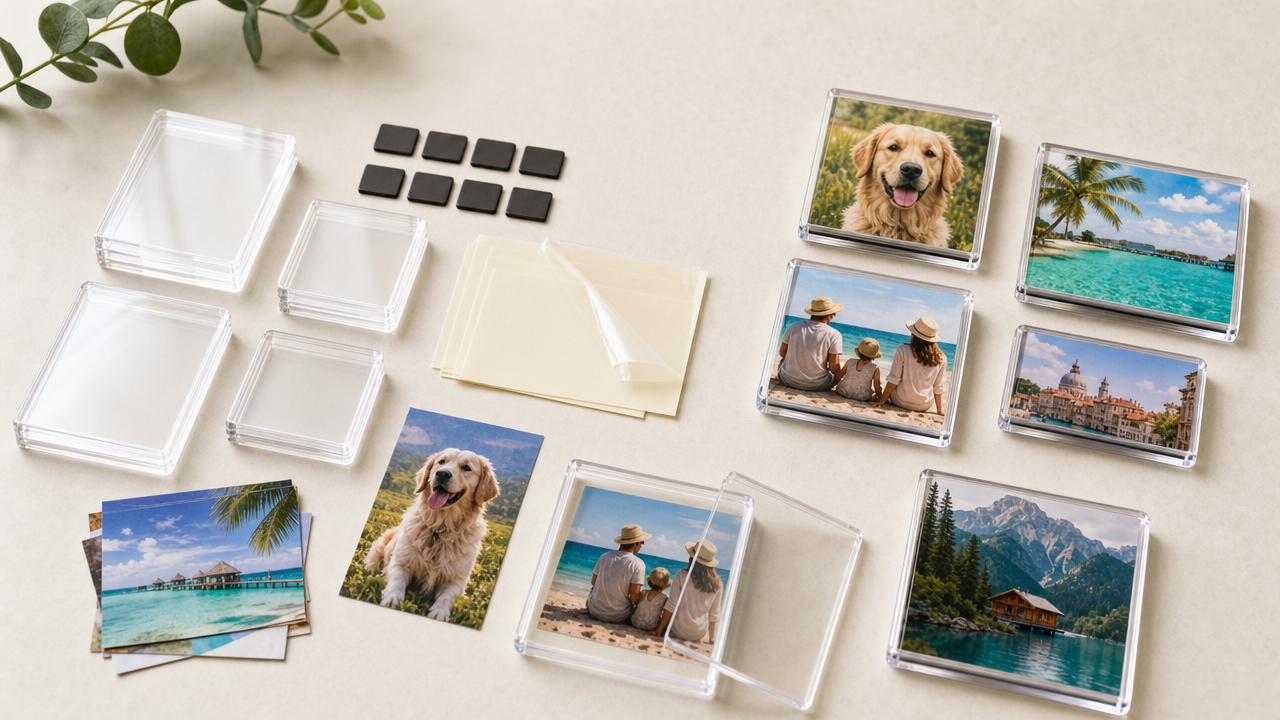 DIY Acrylic Fridge Magnet Kit Wholesale From US$2.21: Sell a $12.98 Craft
