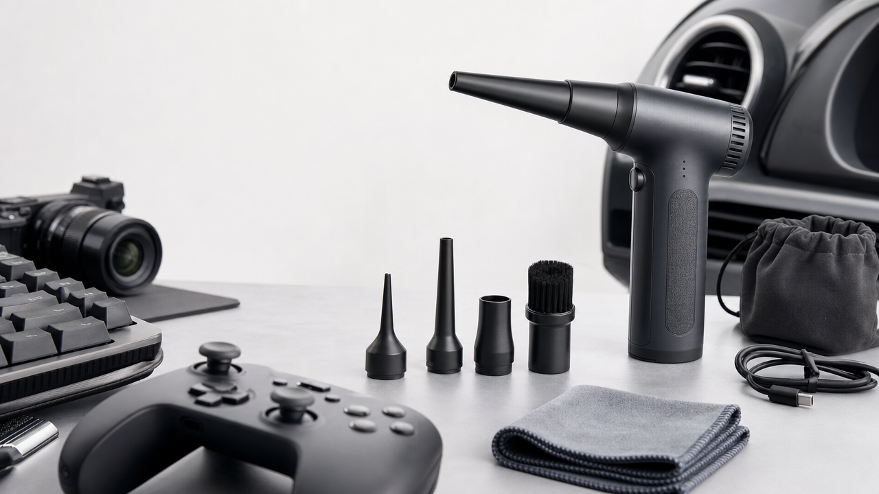 Electric Air Duster Wholesale From US$10.87: The Reusable Cleaning Gadget for Desks, Cars, and Gear