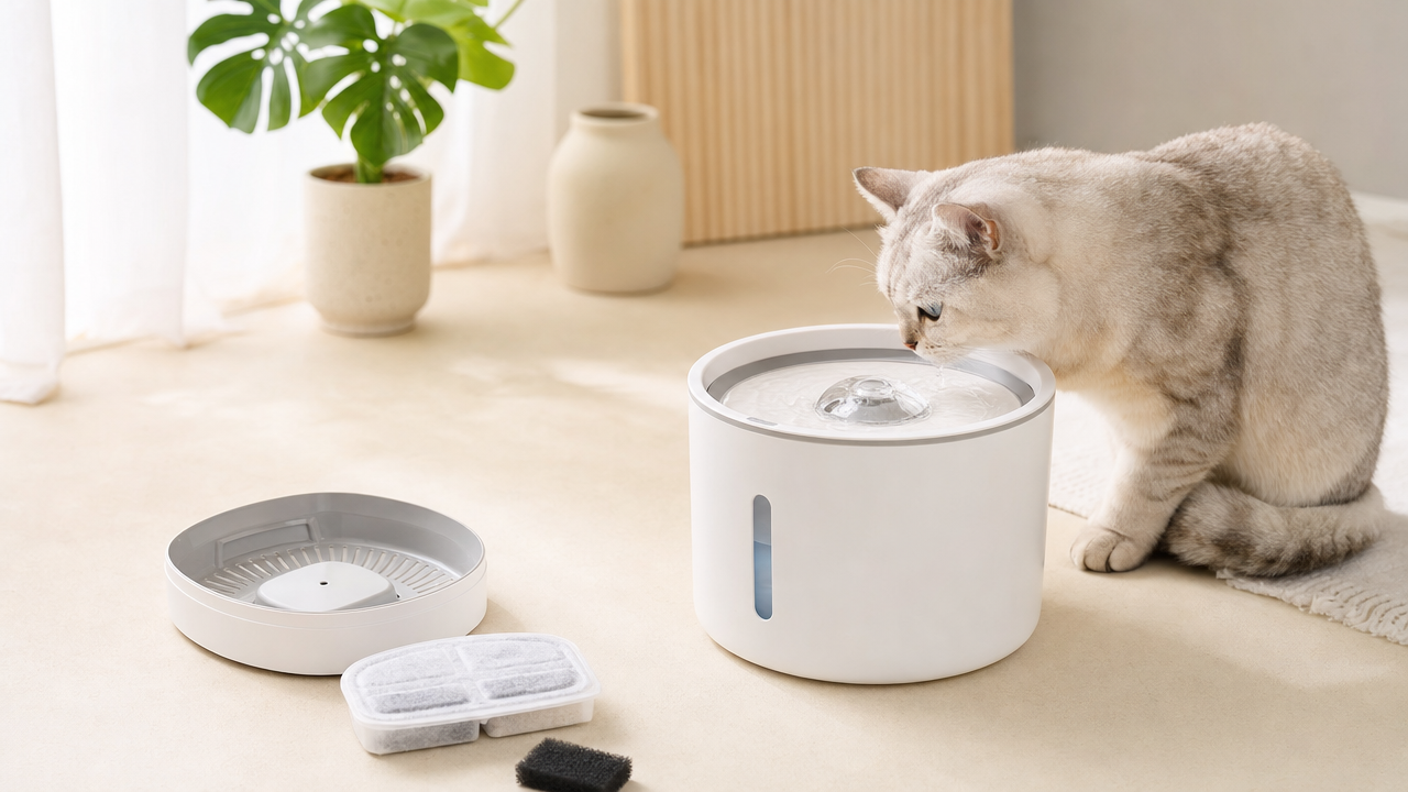 Quiet Cat Water Fountain Wholesale From US$3.64: Sell a $40.98 Pet Upgrade