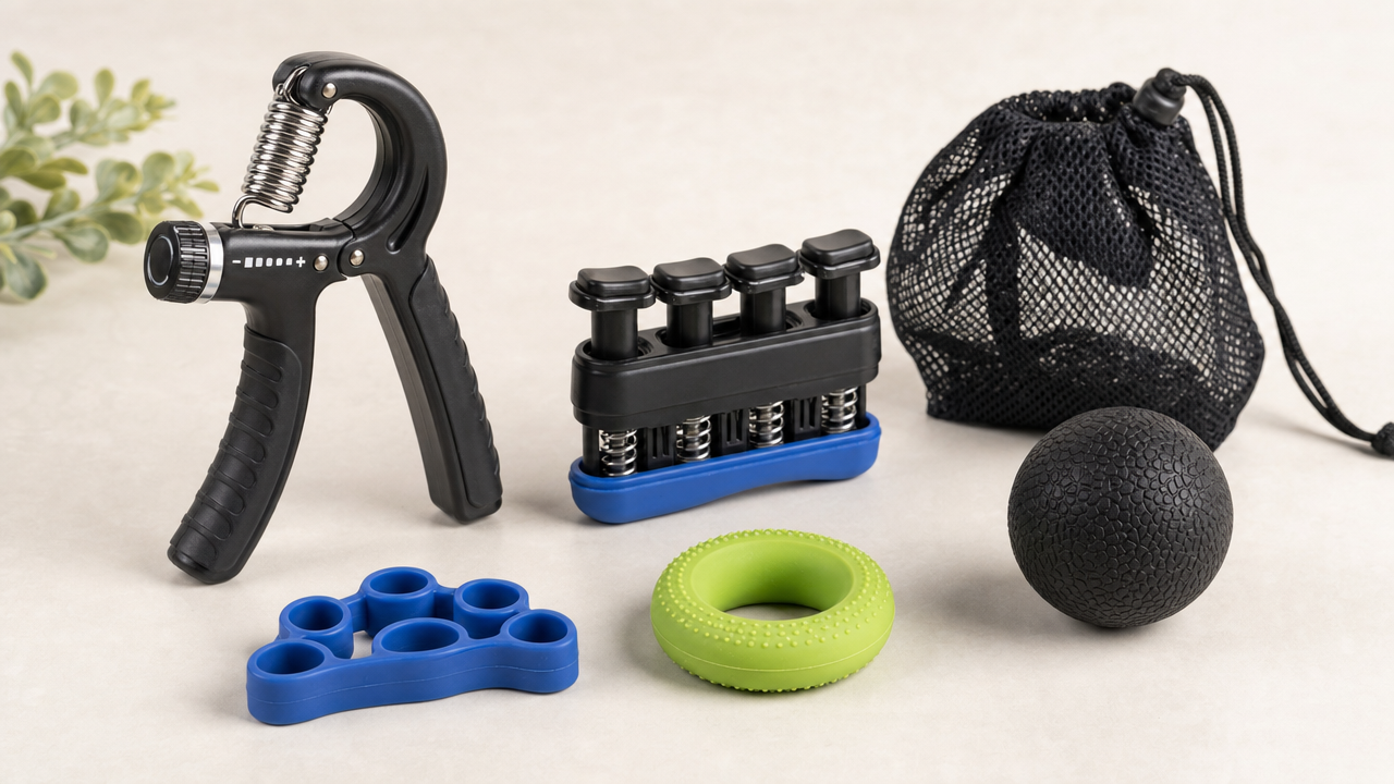 Hand Grip Strengthener Kit Wholesale From US$0.98: Five Tools, One Easy Fitness Offer