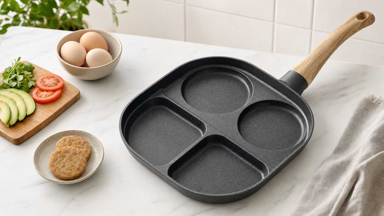 Four-Hole Nonstick Breakfast Pan Wholesale From US$0.84: Build a $19.99 Kitchen Offer