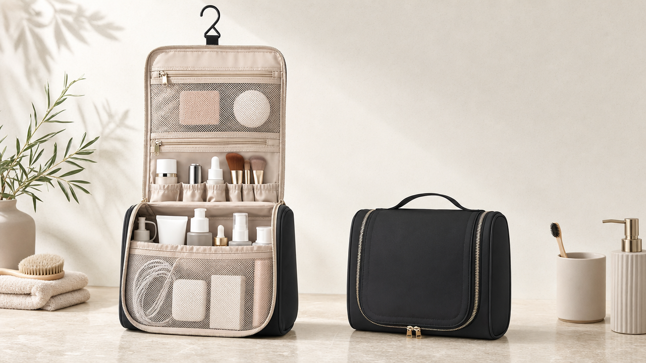 Hanging Travel Toiletry Bag Wholesale From US$0.53: The Packable Organizer for Summer Trips