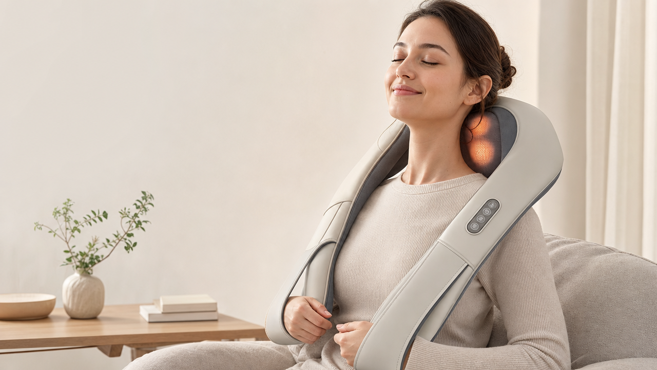 Heated Shiatsu Neck Massager Wholesale From US$2.80: Build a $42.99 Wellness Offer