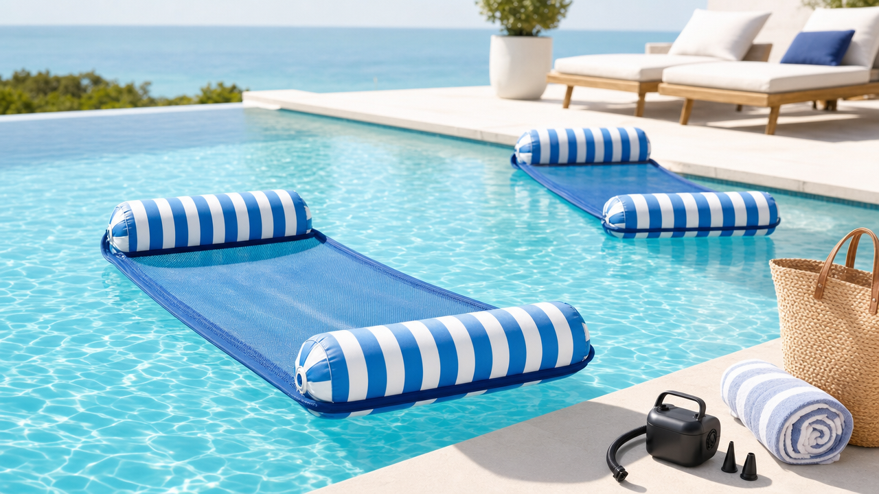 Inflatable Pool Hammock Float Wholesale From US$0.59: The 4-in-1 Summer Lounger Built for Bundle Sales