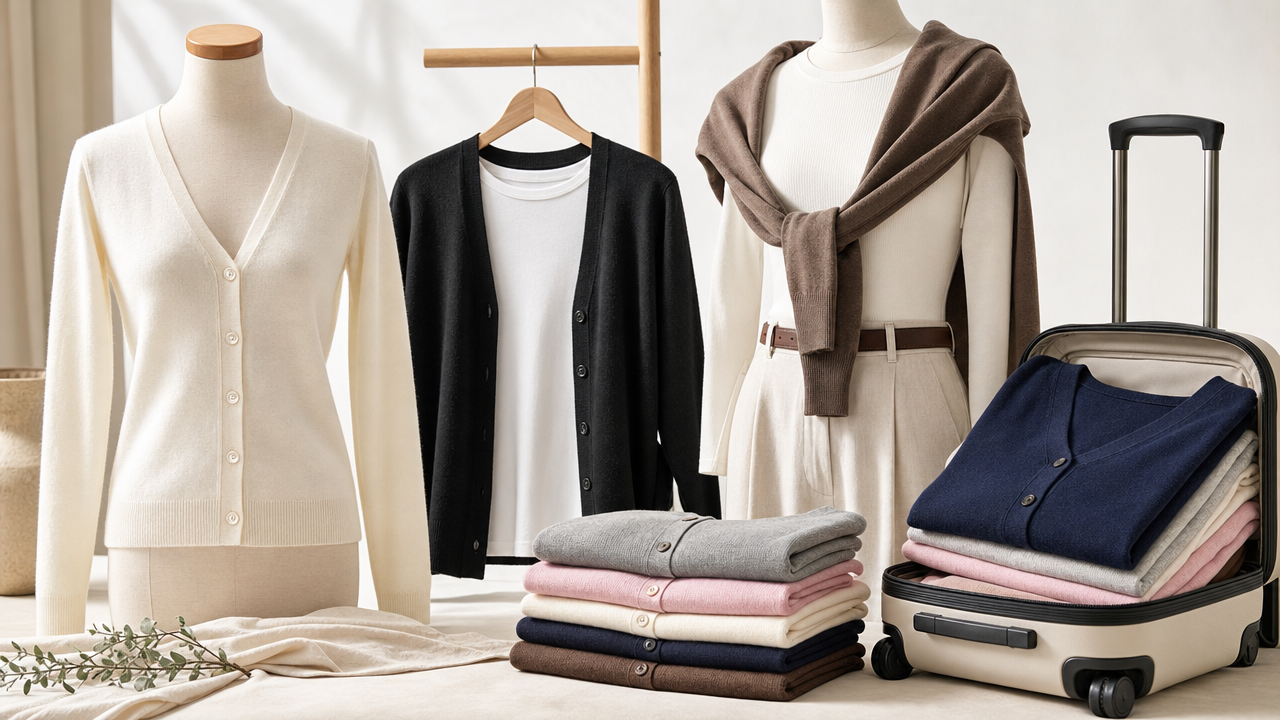 Lightweight V-Neck Cardigan Wholesale From US$2.23: A Layering Basic With Boutique Margin Potential
