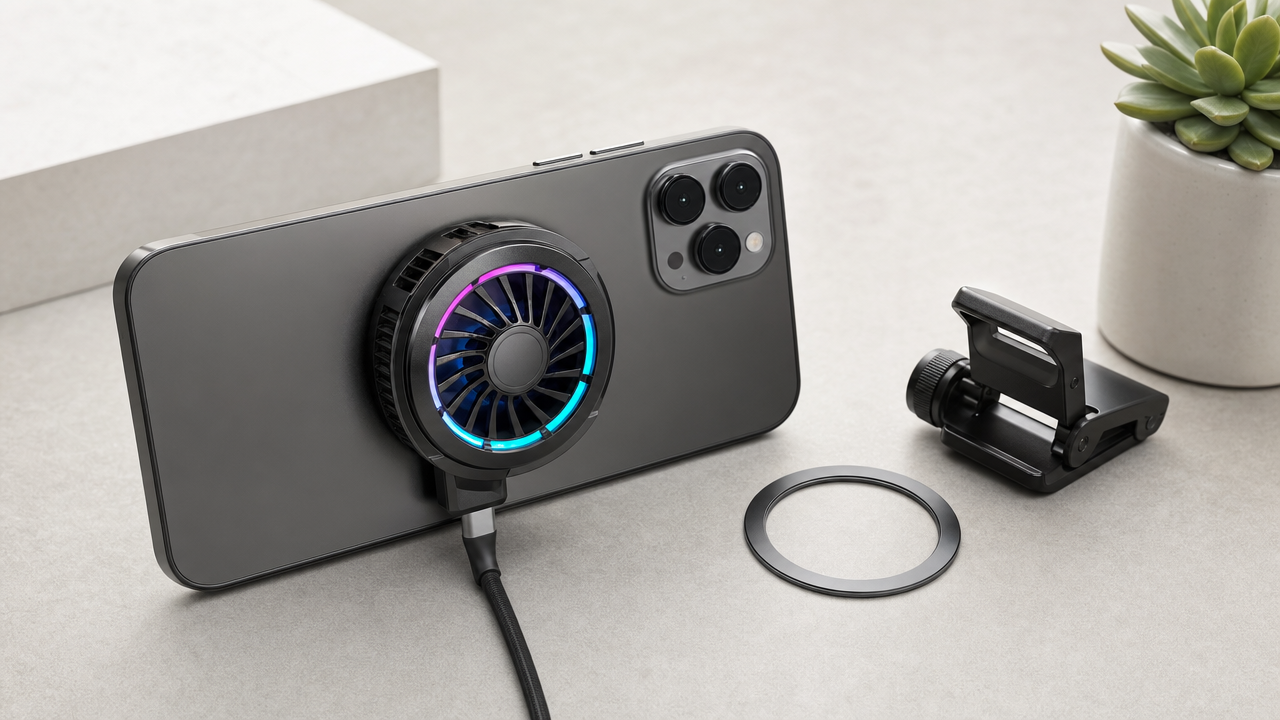 Magnetic Phone Cooler Wholesale From US$2.47: Sell Mobile Gaming Cooling at $15.99