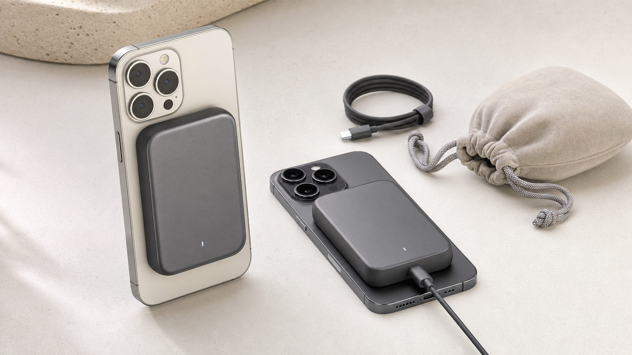Magnetic Portable Power Bank Wholesale From US$1.54: A Travel Charger Built for Fast Demos