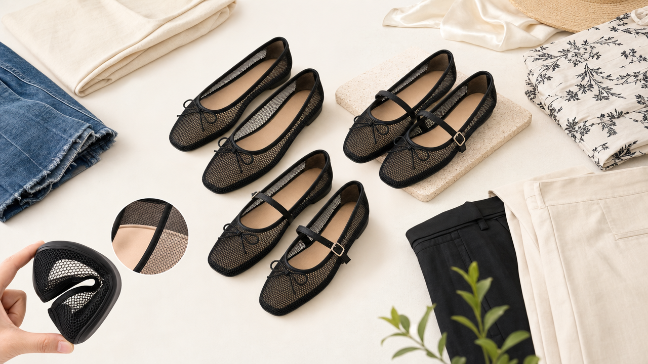Mesh Ballet Flats Wholesale: A Lightweight Shoe Trend Built for Boutique Reorders