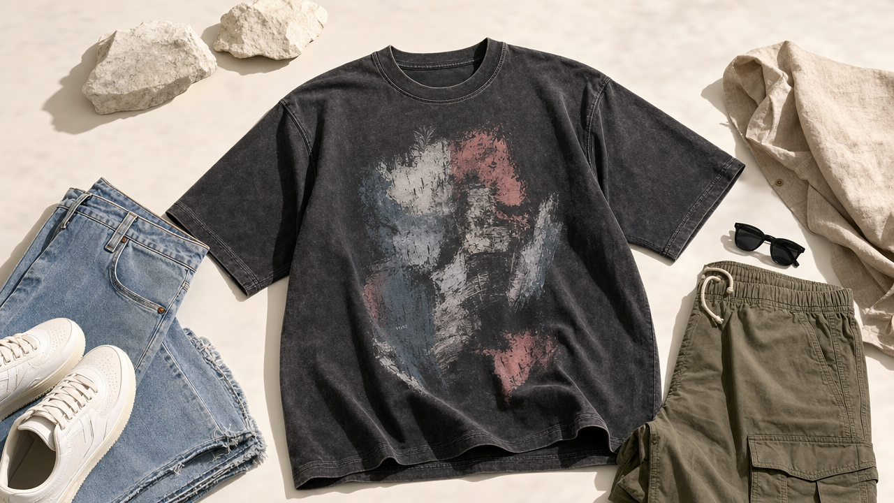 Oversized Vintage Graphic Tee Wholesale From US$2.38: The Streetwear Basic Built for Fast Summer Drops