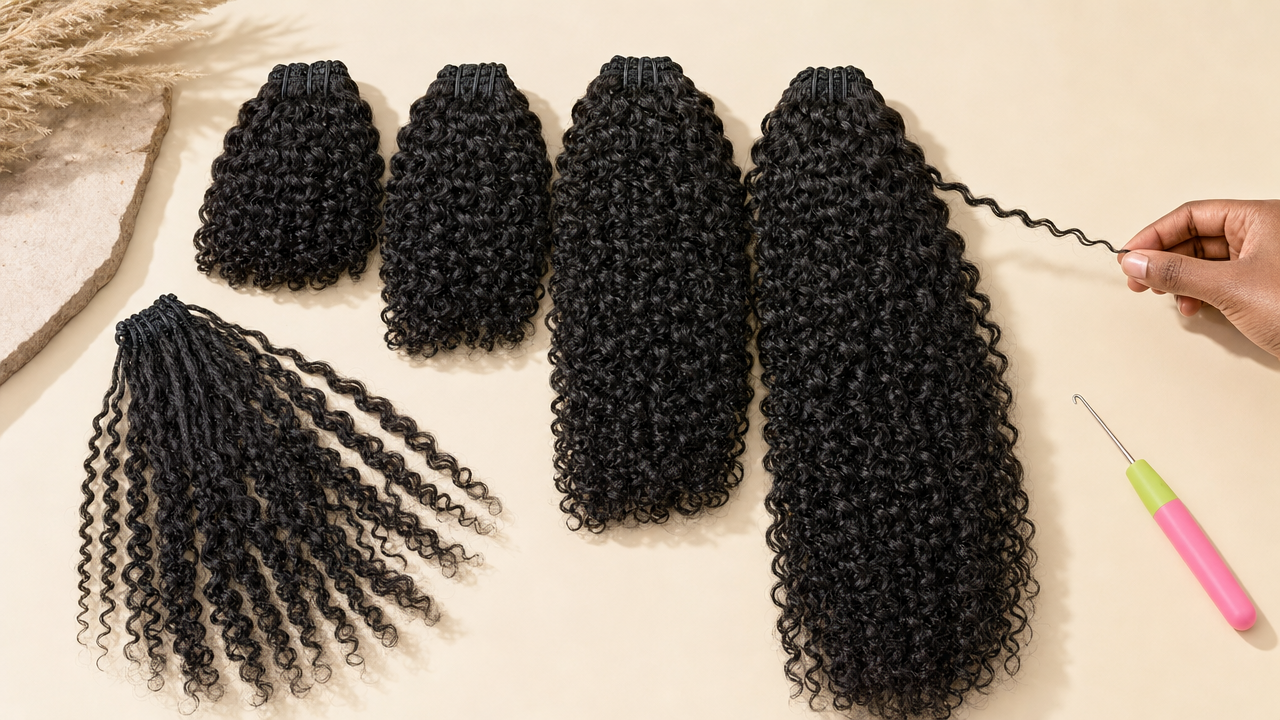 Pre-Separated Crochet Human Hair Wholesale From US$5.88: Build a $39.99 Style Offer