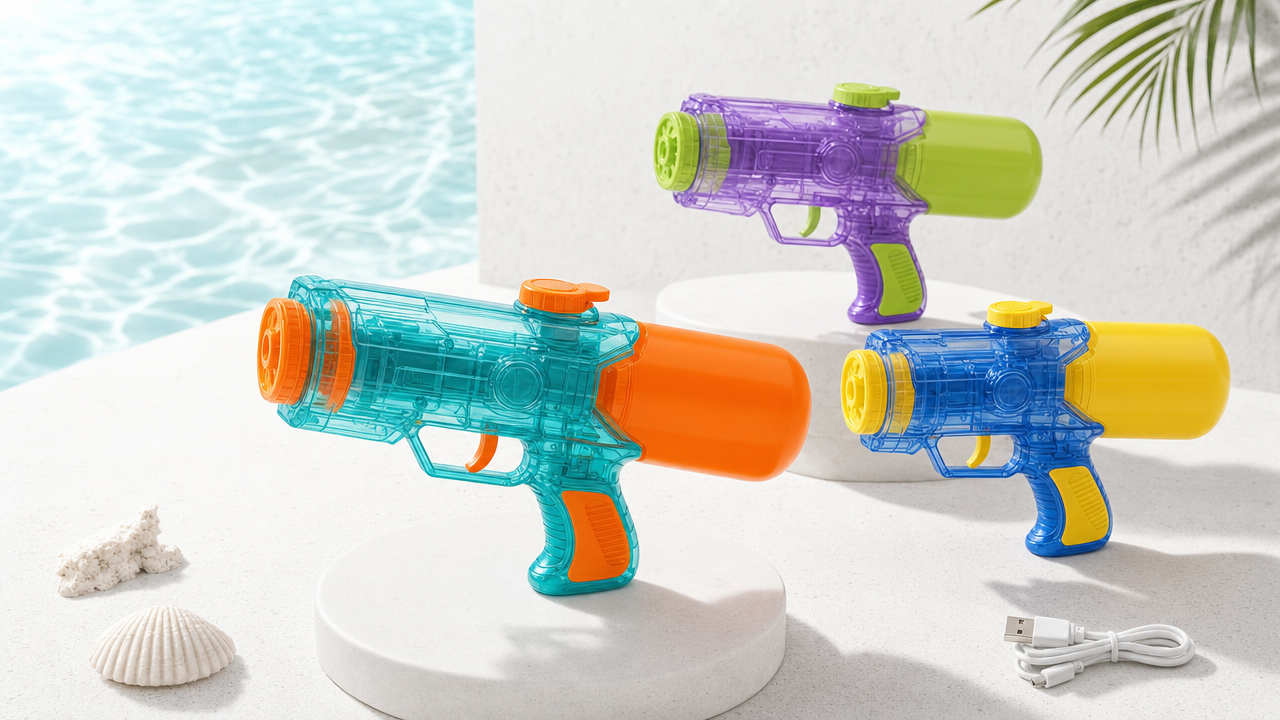 Rechargeable Electric Water Blaster Wholesale From US$1.37: Add Automatic Action to Summer Toy Sales
