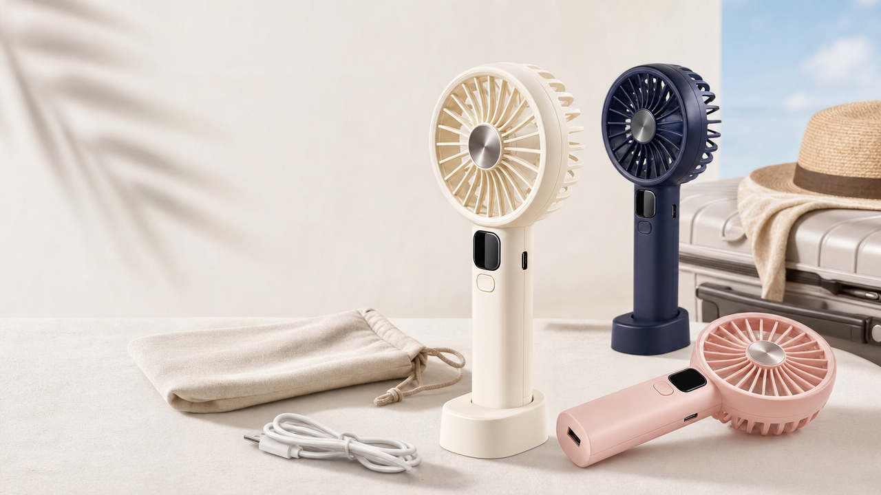 Rechargeable Handheld Turbo Fan Wholesale: A Summer Gadget Built for Fast Demos