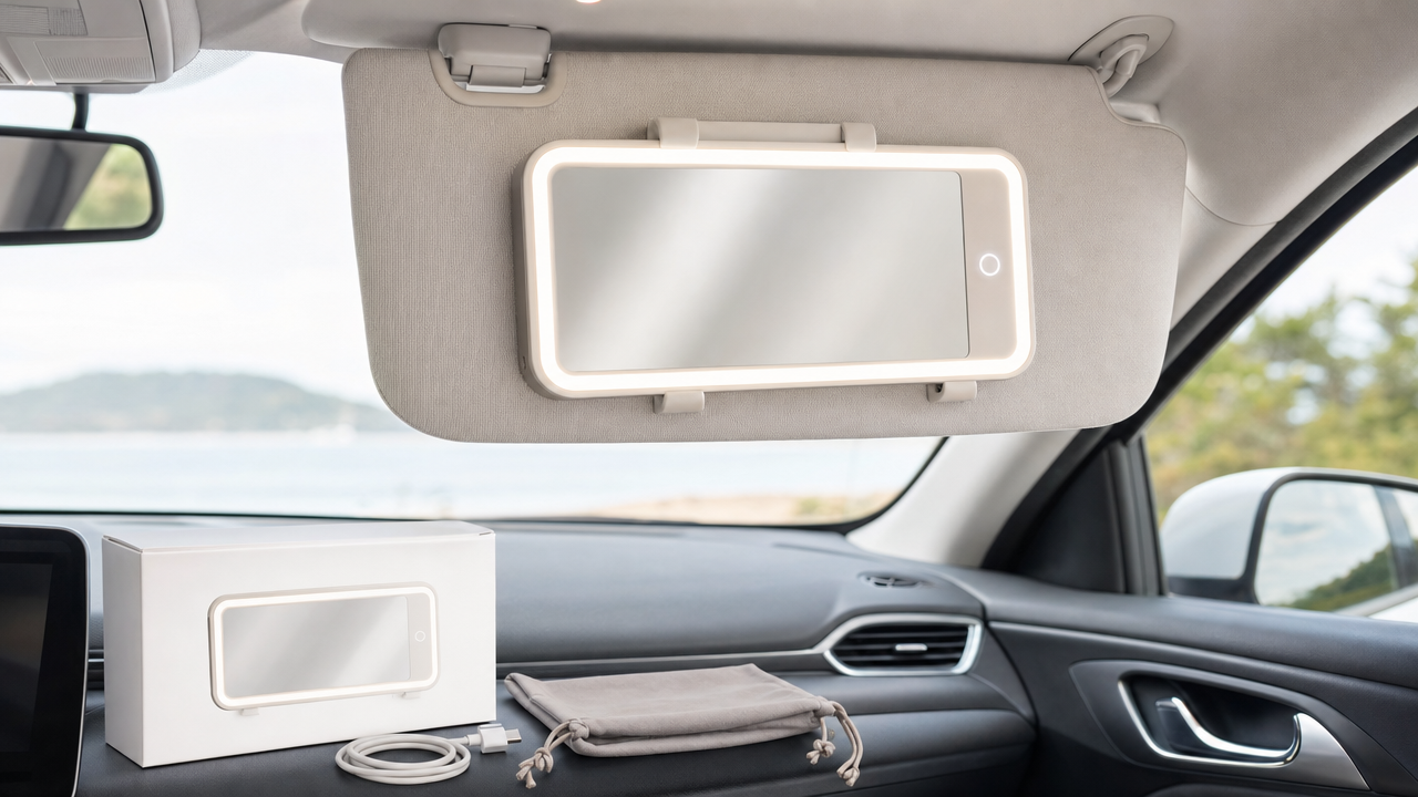 LED Car Visor Vanity Mirrors: A Small Accessory with a Clear Demo