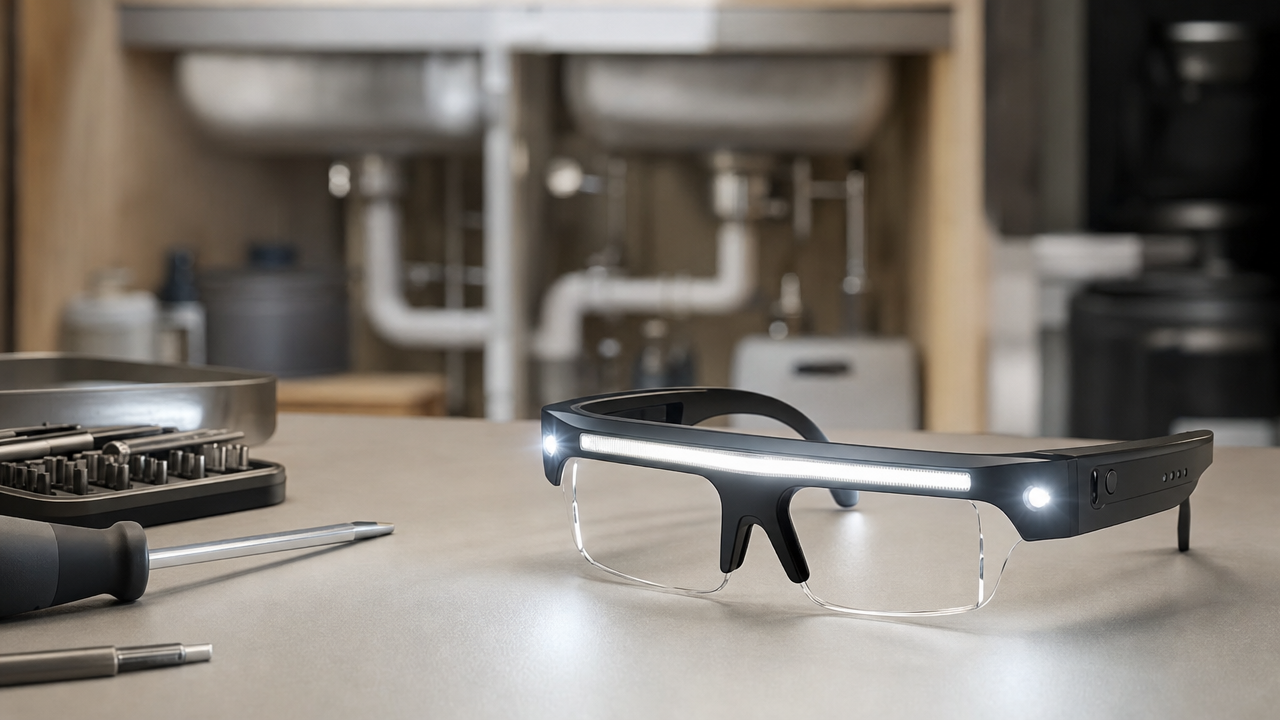 Rechargeable LED Headlamp Glasses Wholesale From US$2.59: Sell a $20 Hands-Free Work Light