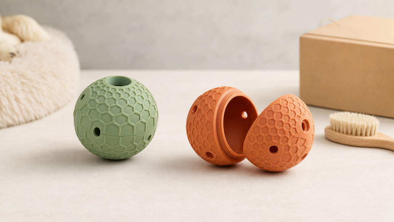 Refillable Dog Enrichment Ball Wholesale From US$1.03: Build a $9.99 Two-Pack Offer