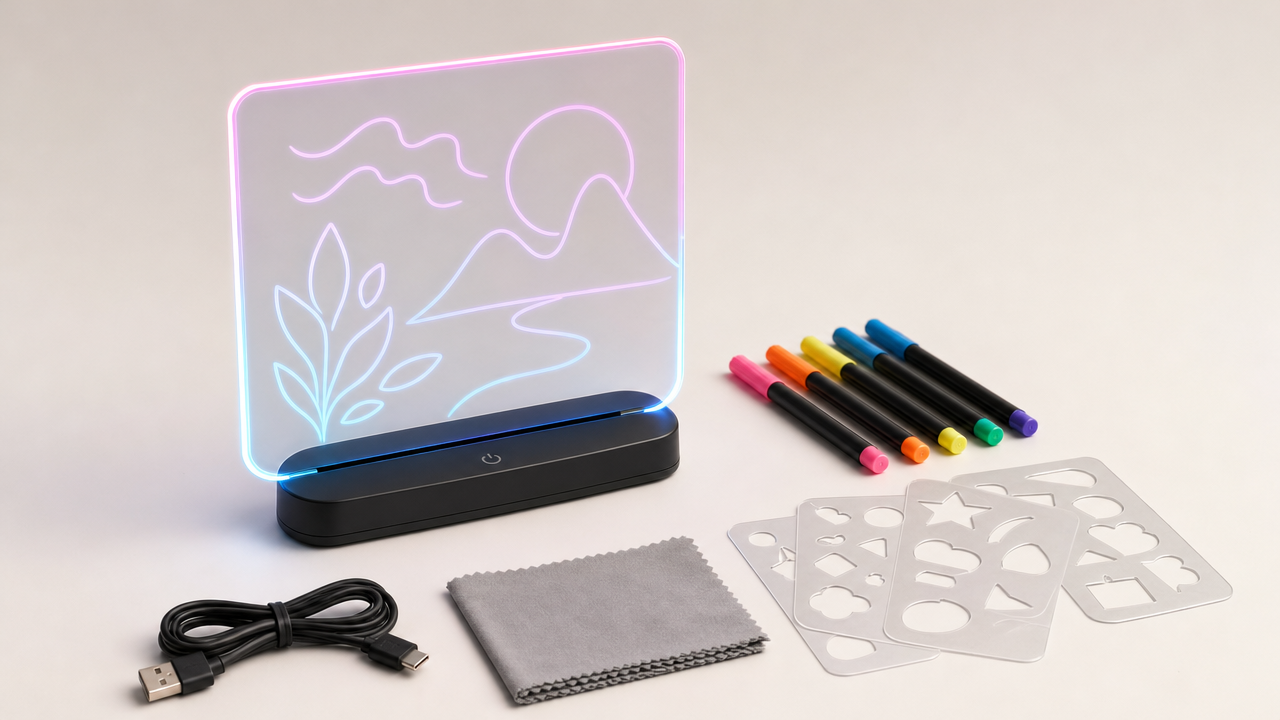 Reusable LED Drawing Board Wholesale From US$6.30: Build a $20.77 Creative Gift Offer