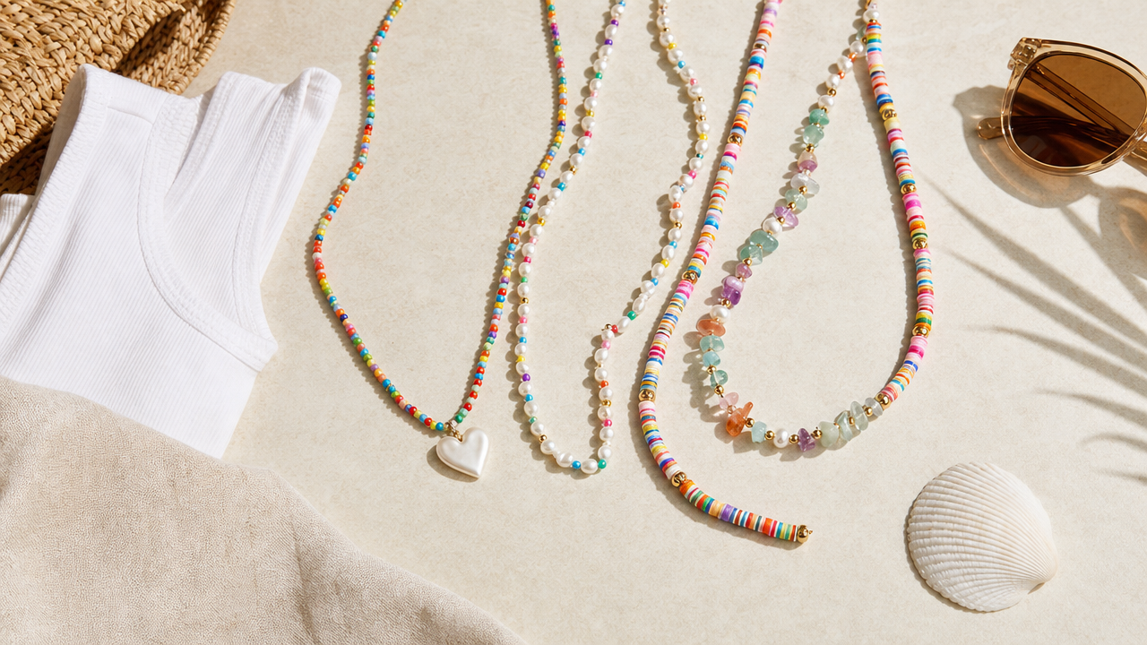 Summer Beaded Necklace Wholesale From US$0.17: A Colorful Add-On Built for Easy Bundles