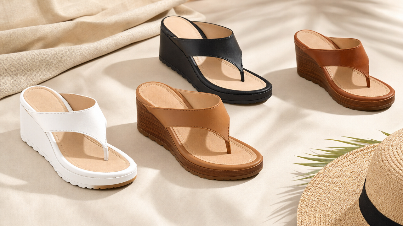 Thong Wedge Sandals Wholesale From US$5.88: The Elevated Summer Shoe for Outfit-Ready Sales
