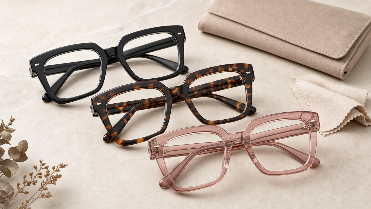 Three-Pack Oversized Reading Glasses Wholesale From US$0.55 per Pair: Build a $14.99 Color Bundle
