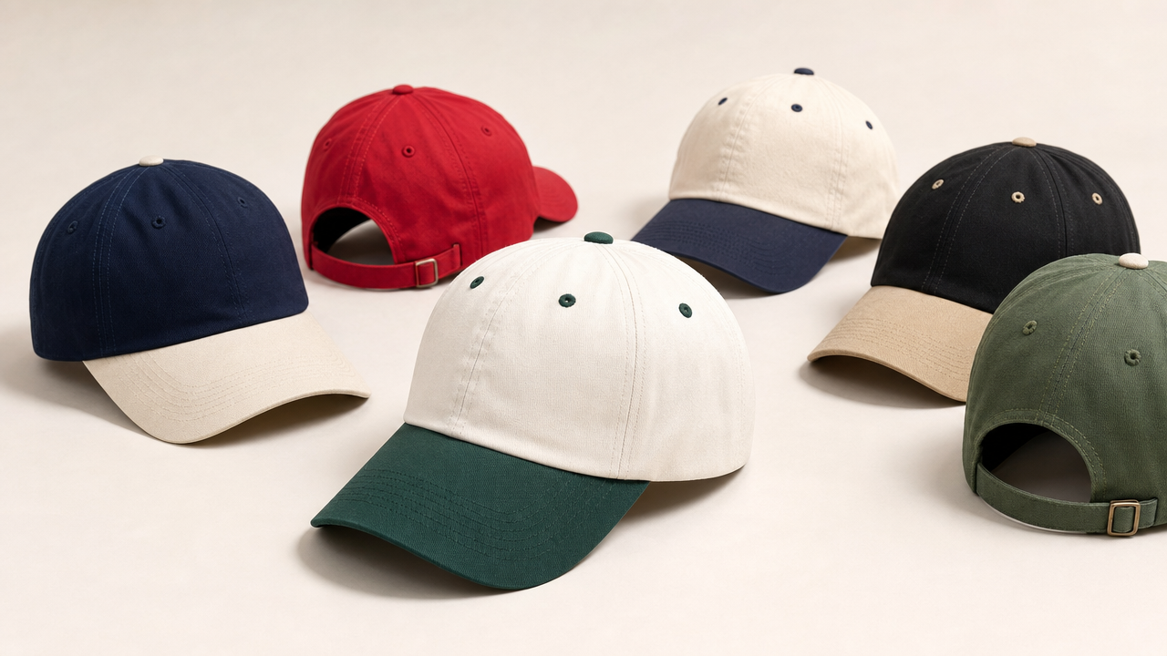 Two Tone Baseball Cap Wholesale From US$1.23: The Sporty Accessory Moving From Outfits to Merch