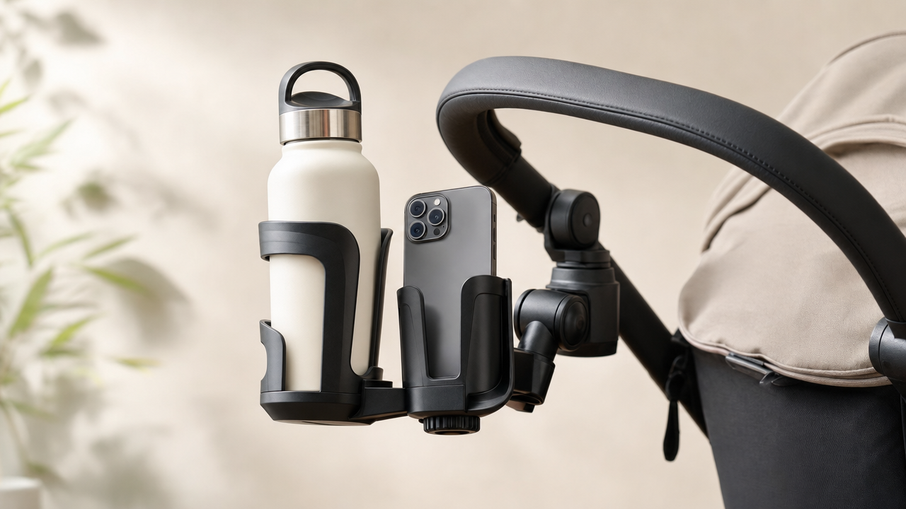 Stroller Cup and Phone Holder Wholesale From US$1.79: Sell Hands-Free Convenience at $14.99