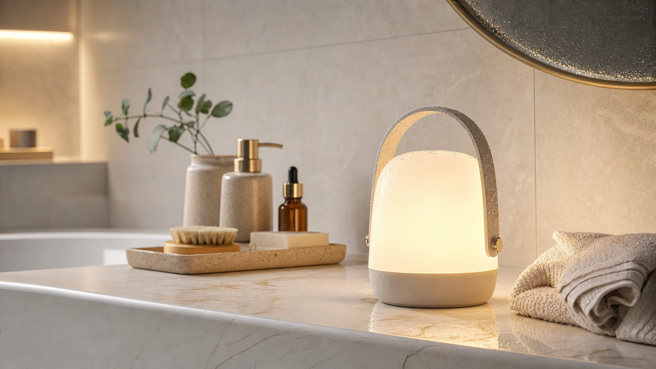 Waterproof Rechargeable Shower Lamp Wholesale From US$5.46: The Bathroom Decor Upgrade With Instant Visual Appeal