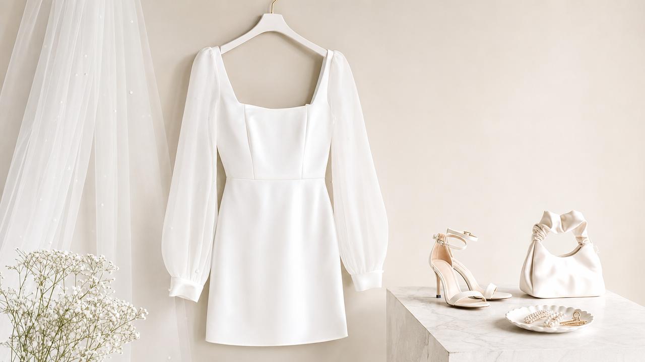 White Bridal Mini Dress Wholesale From US$11.06: The Occasion Dress Built for Fast Summer Orders