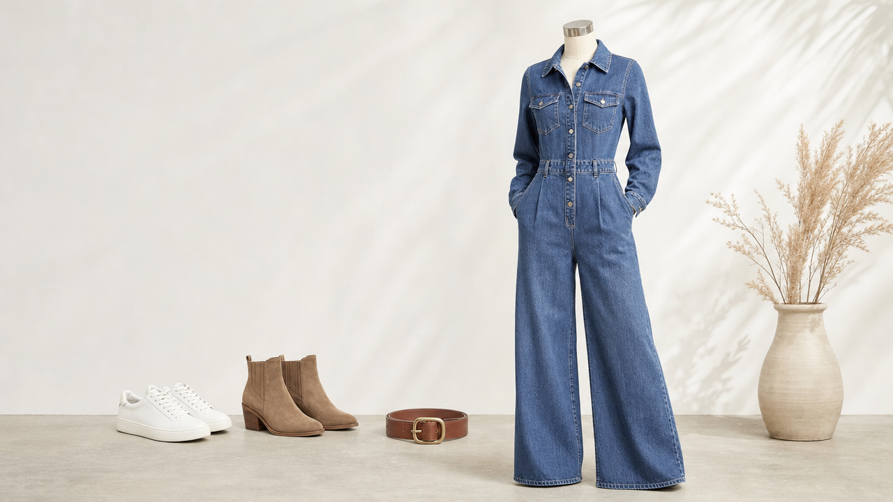 Women's Wide-Leg Denim Jumpsuit Wholesale From US$10.22: Build a $32.99 One-Piece Offer