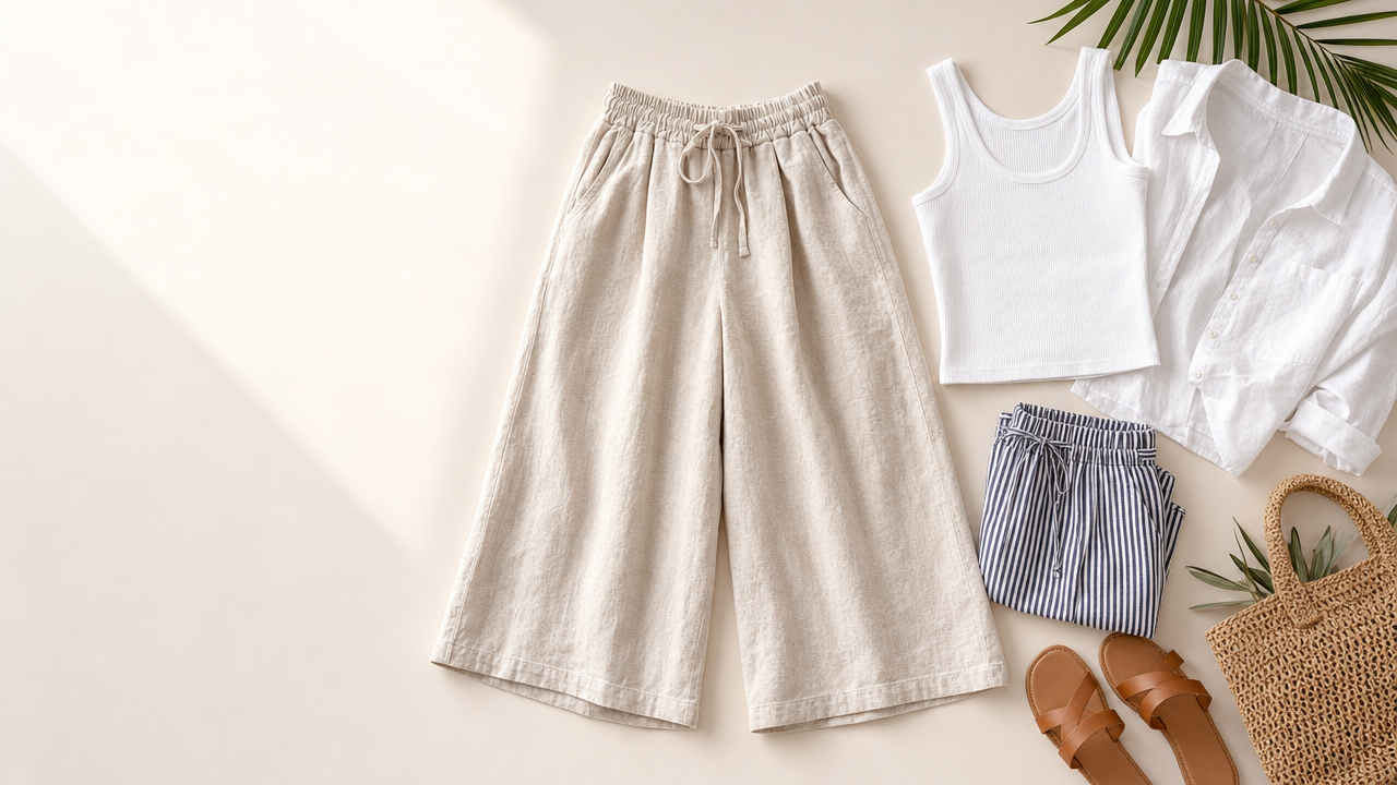 Wide Leg Linen Bermuda Shorts Wholesale From US$1.33: The Easy Summer Bottom Built for Outfit Videos