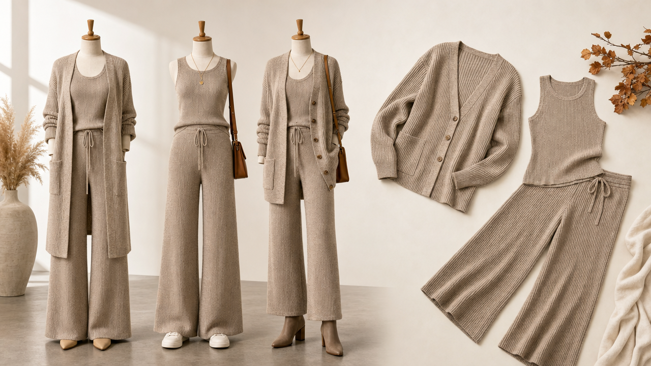 Women's Three-Piece Knit Set: Sell Three Fall Looks From One Order