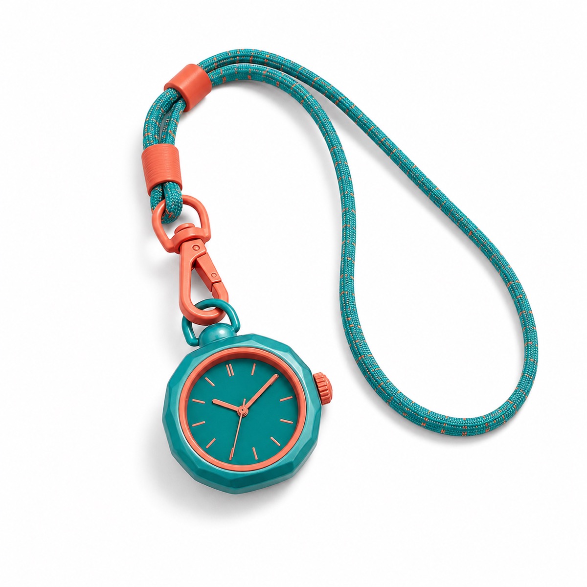 Color pop lanyard watch wholesale bag charm pocket watch product image