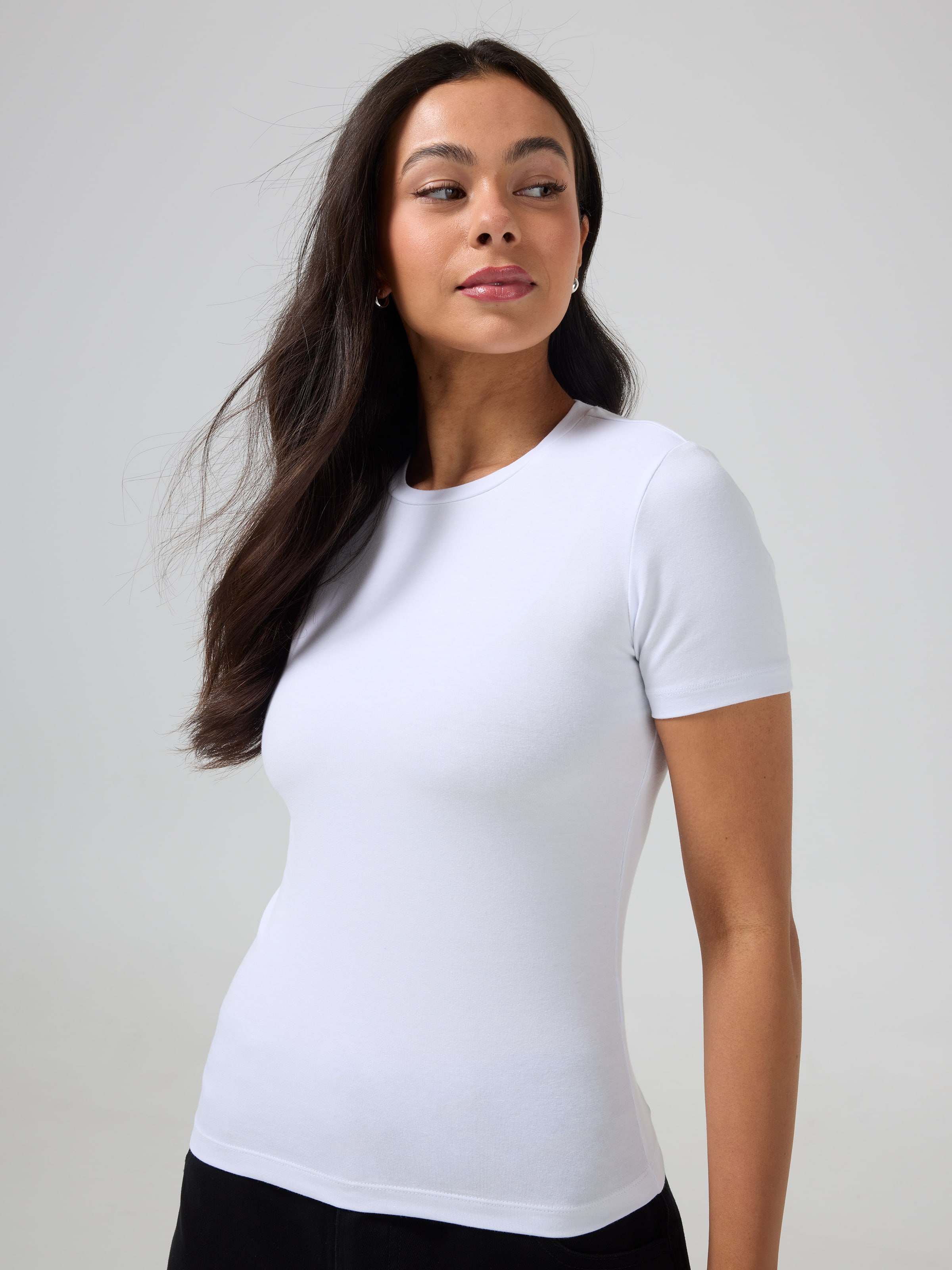 Fitted short sleeve tee wholesale product image