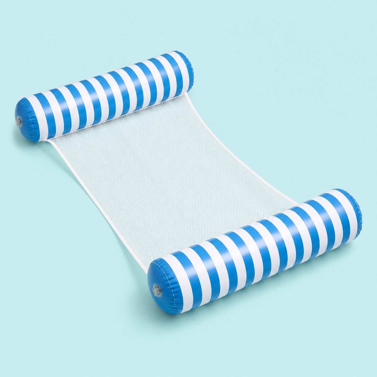Blue striped 4-in-1 inflatable pool hammock float wholesale product image