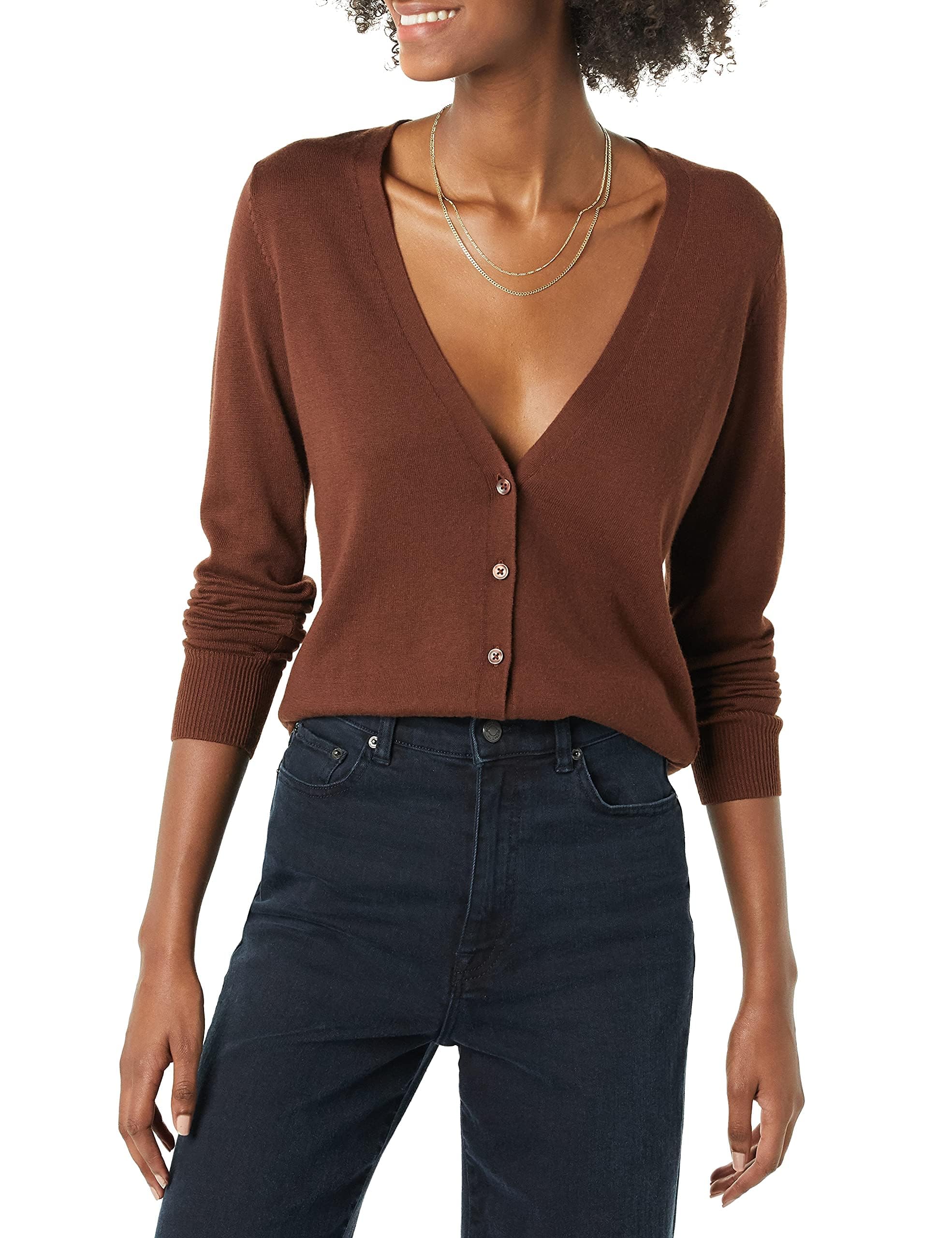 Lightweight V-neck cardigan wholesale product image