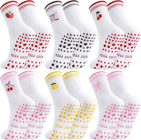 Pilates grip socks wholesale non-slip studio socks product image