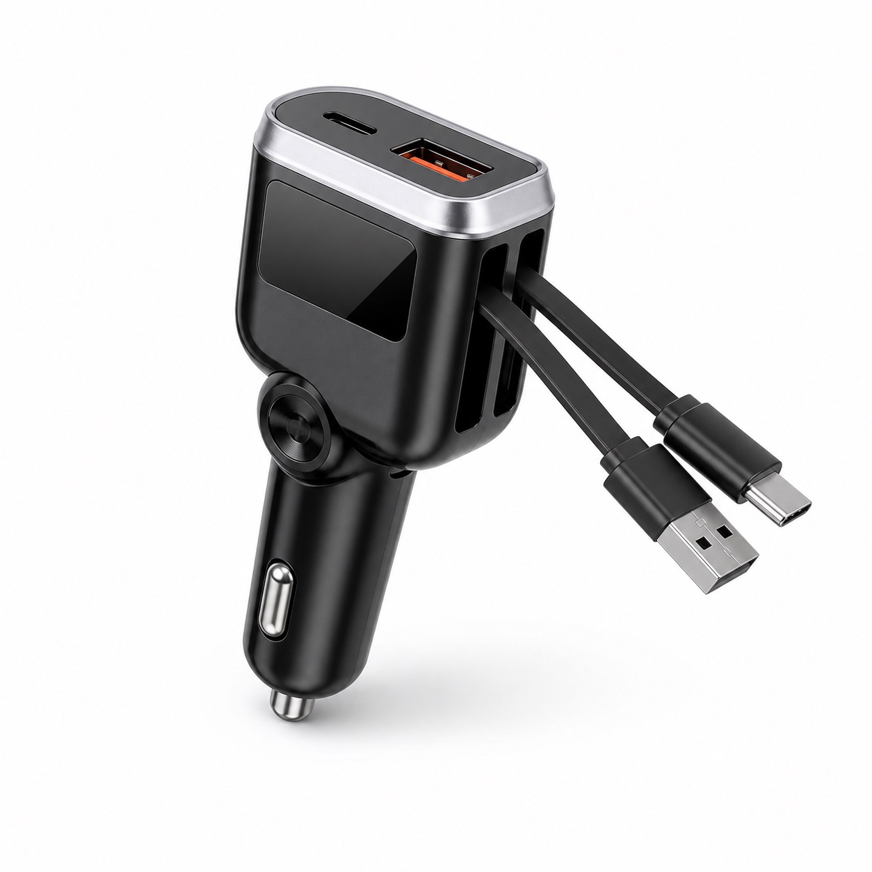 Retractable fast car charger wholesale product image