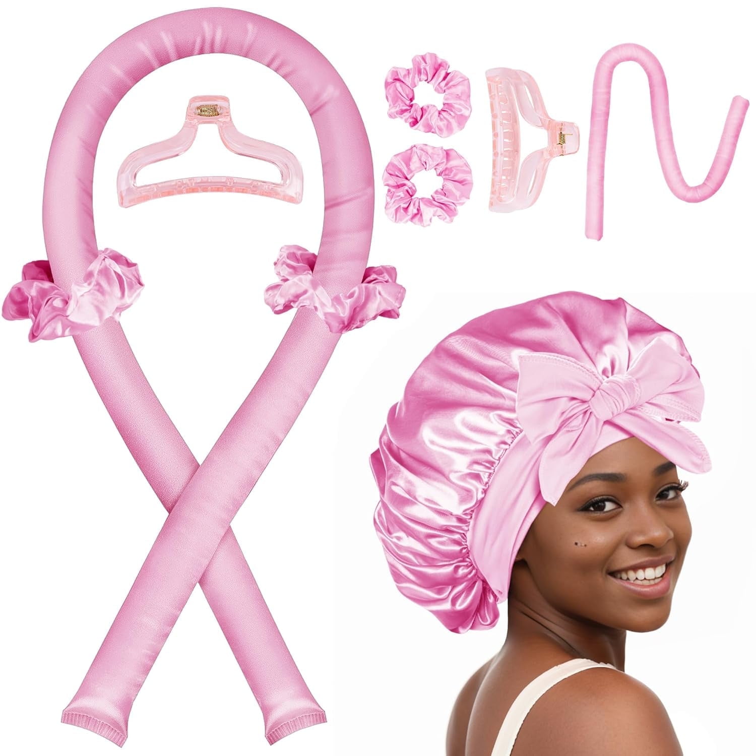 Silk heatless curler set wholesale TikTok trend product image