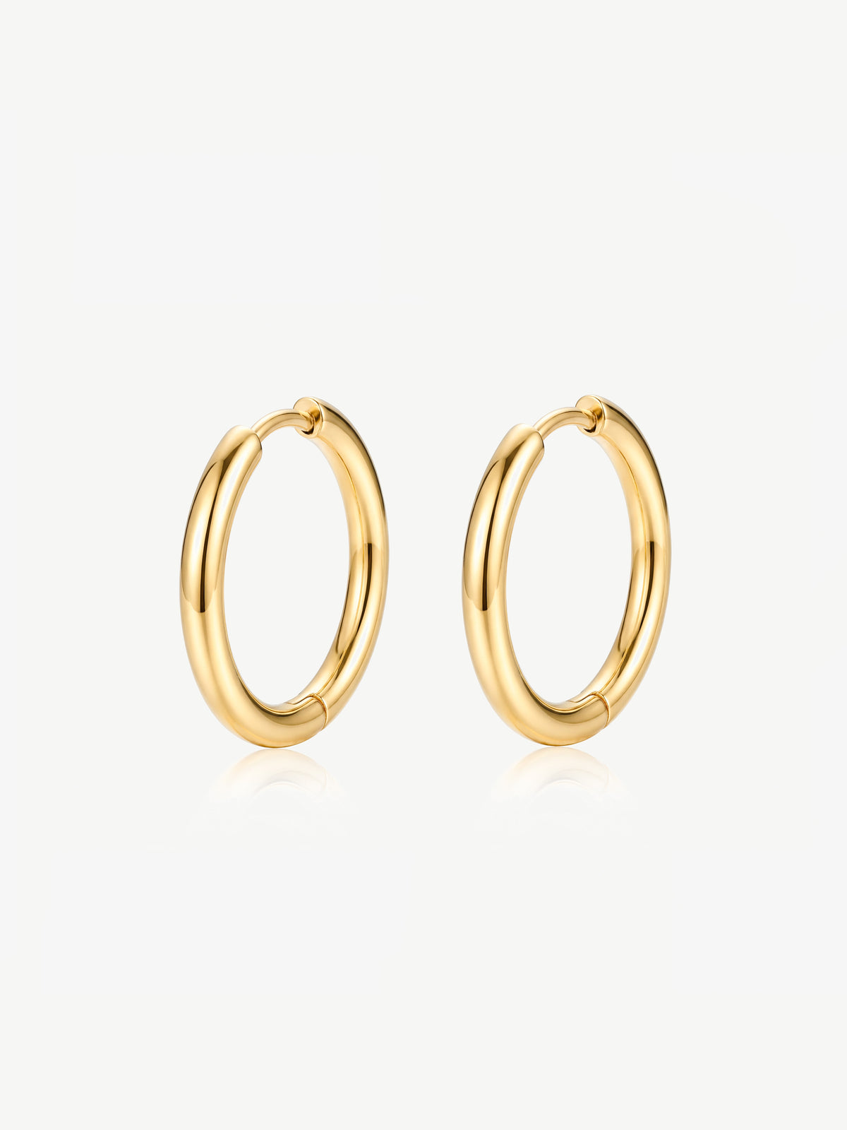 Waterproof gold hoop earrings wholesale product image
