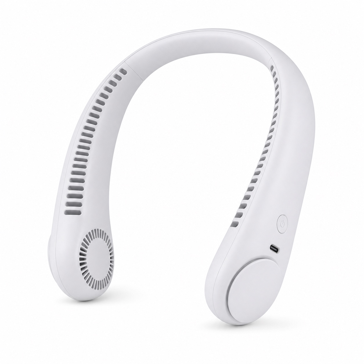 Wearable neck fan wholesale rechargeable bladeless cooling fan product image